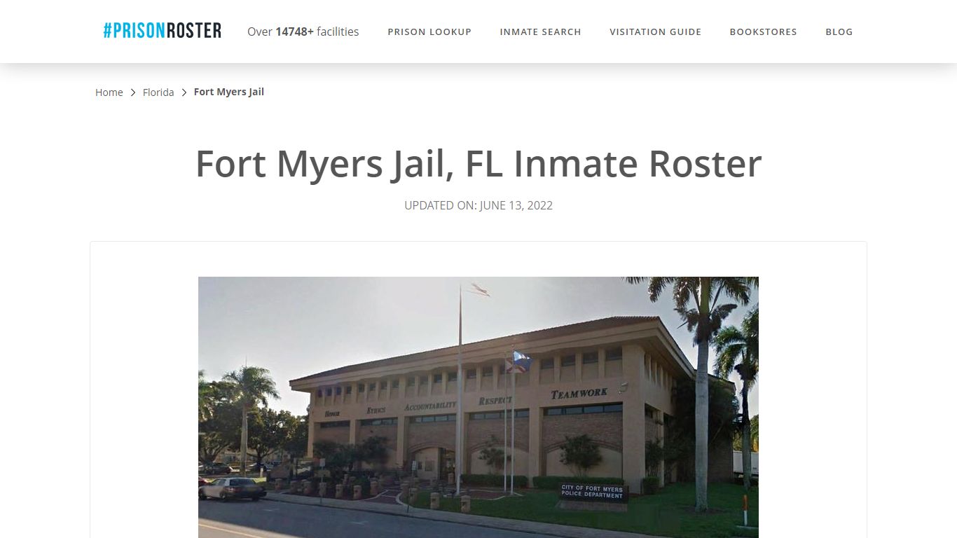 Fort Myers Jail, FL Inmate Roster - Prisonroster